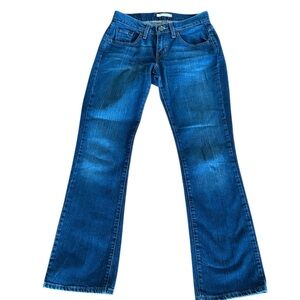 Levi's 529 Curvy‎ Bootcut Blue Jeans Size 4